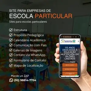 Site para Escola Particular