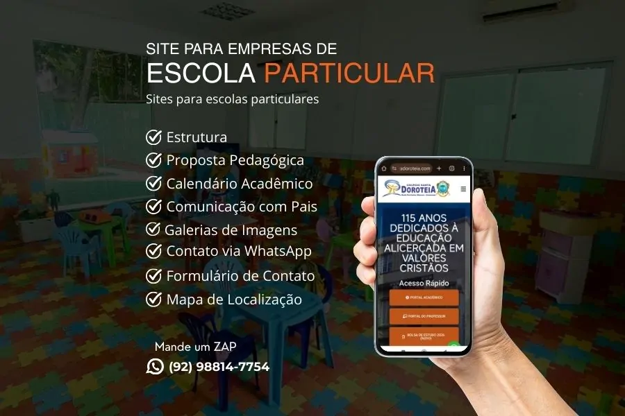 Site para Escola Particular