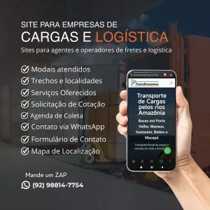 Site para Fretes e Logística