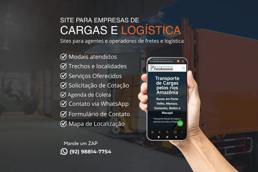 Site para Fretes e Logística